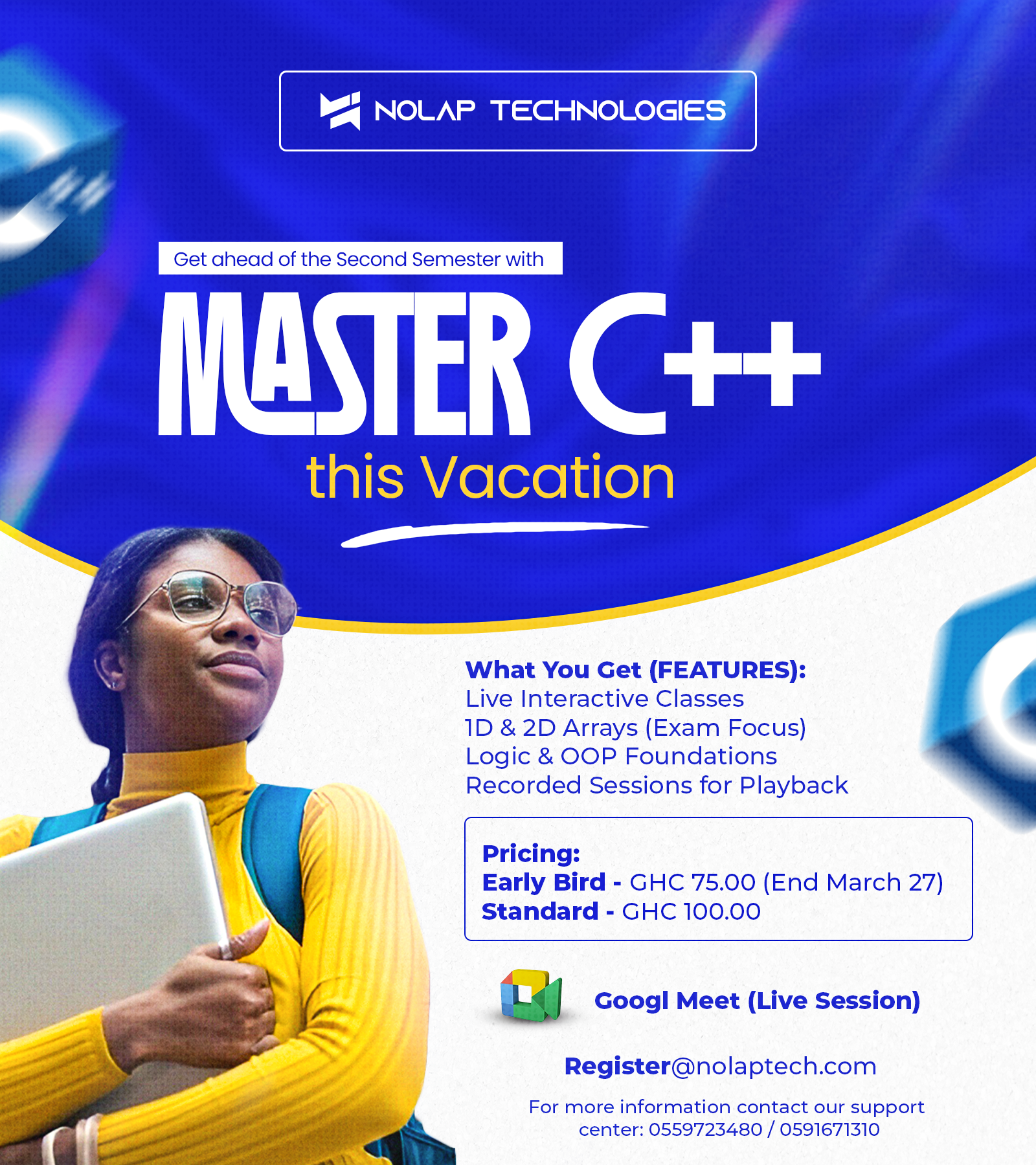 C++ Mastery Bootcamp Flyer